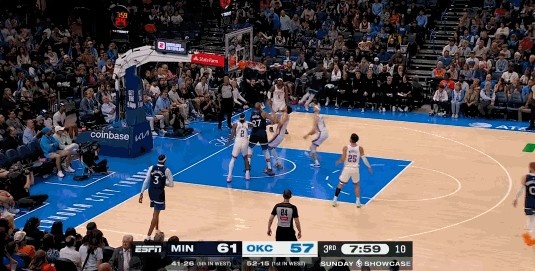 足球投注推荐-无所不能！兰德尔封盖SGA&amp;进攻端予取予求两节半已经砍下26+5+5